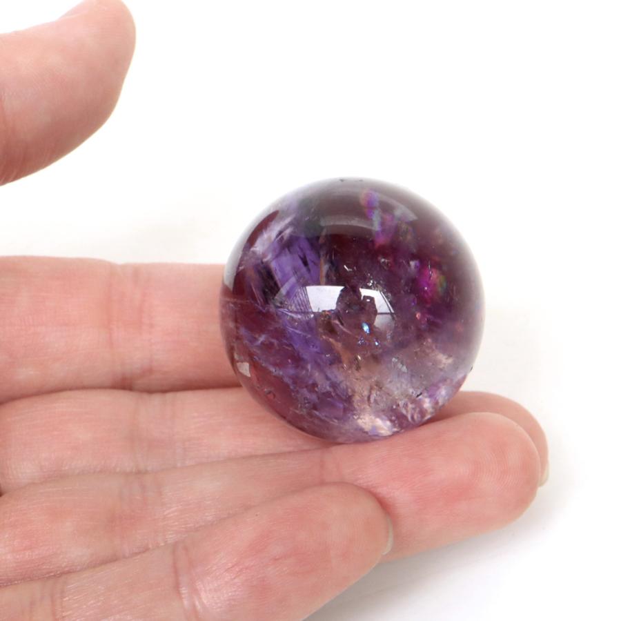 アメトリン 紫黄水晶 丸玉 ブラジル バイーア州産 虹入り アメトリン 紫黄水晶 丸玉 ブラジル バイーア州産 虹入り