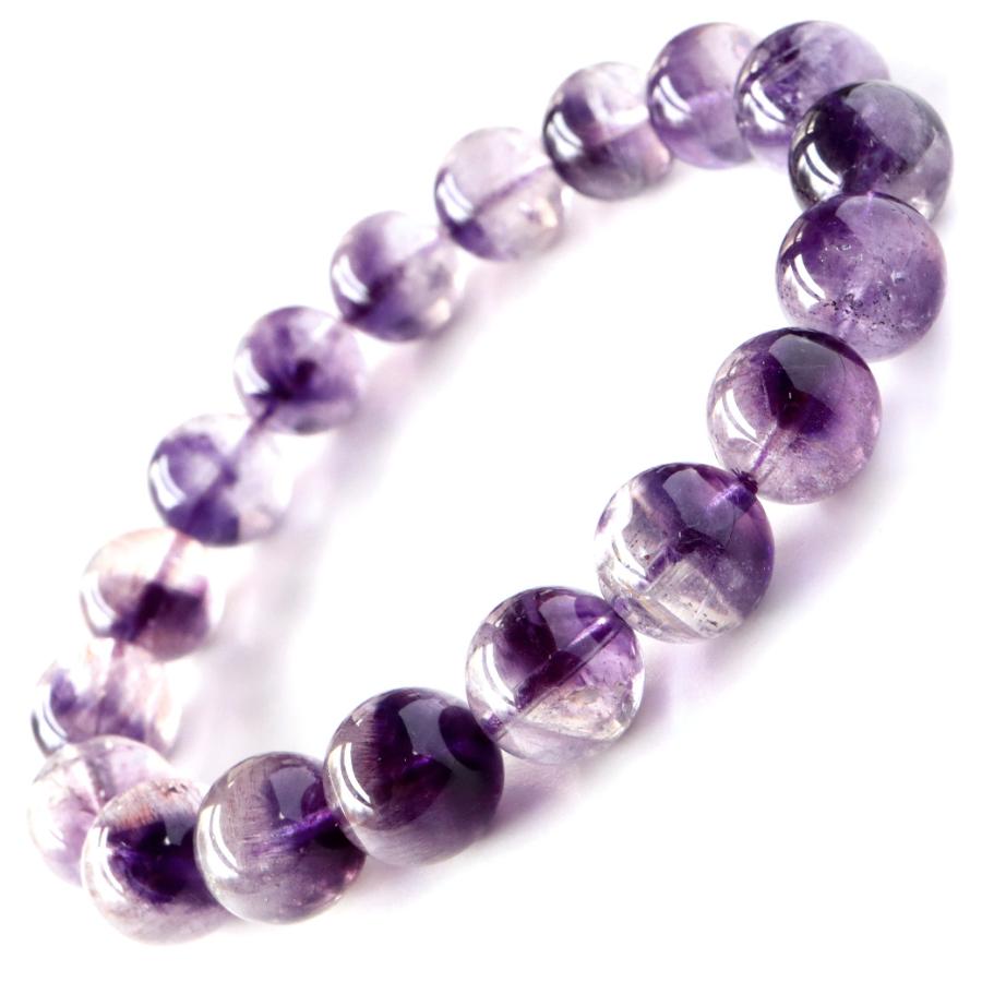 アメジスト ファントムクォーツ ブレスレット 8.5mm 紫水晶