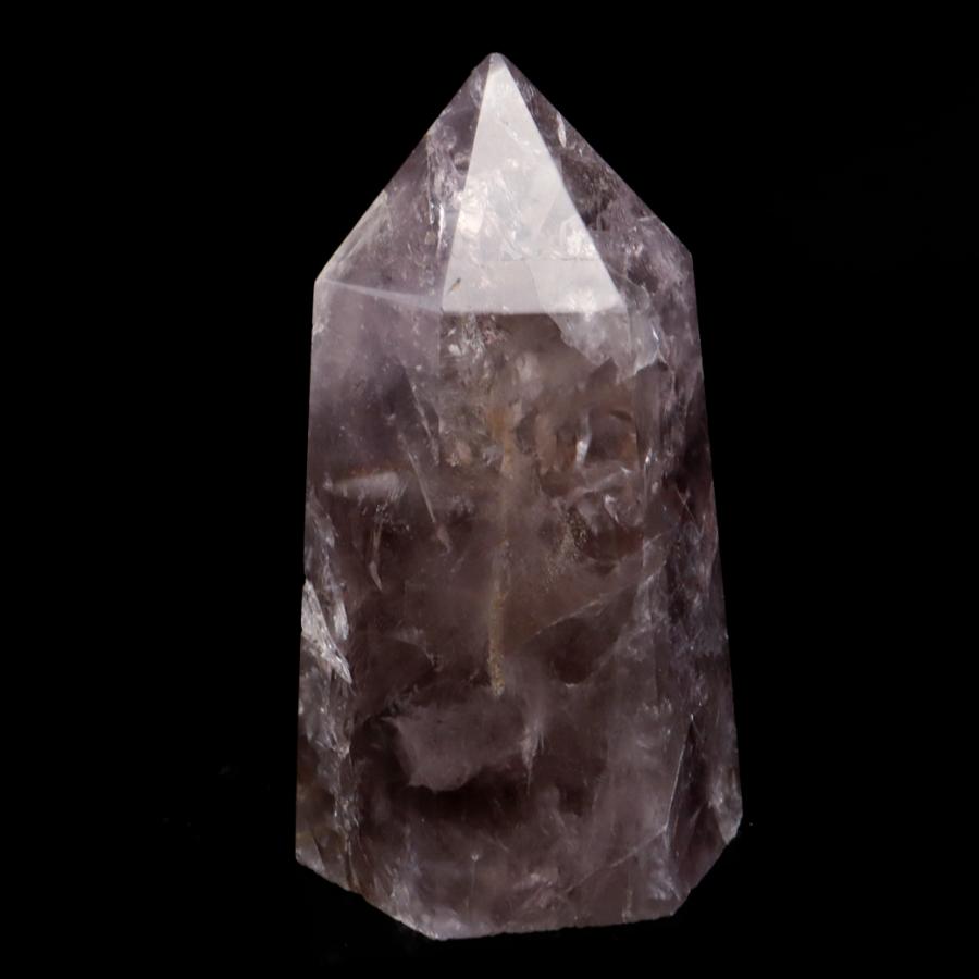 GOLD STONE アメジスト エレスチャル ポイント 紫水晶 虹入り