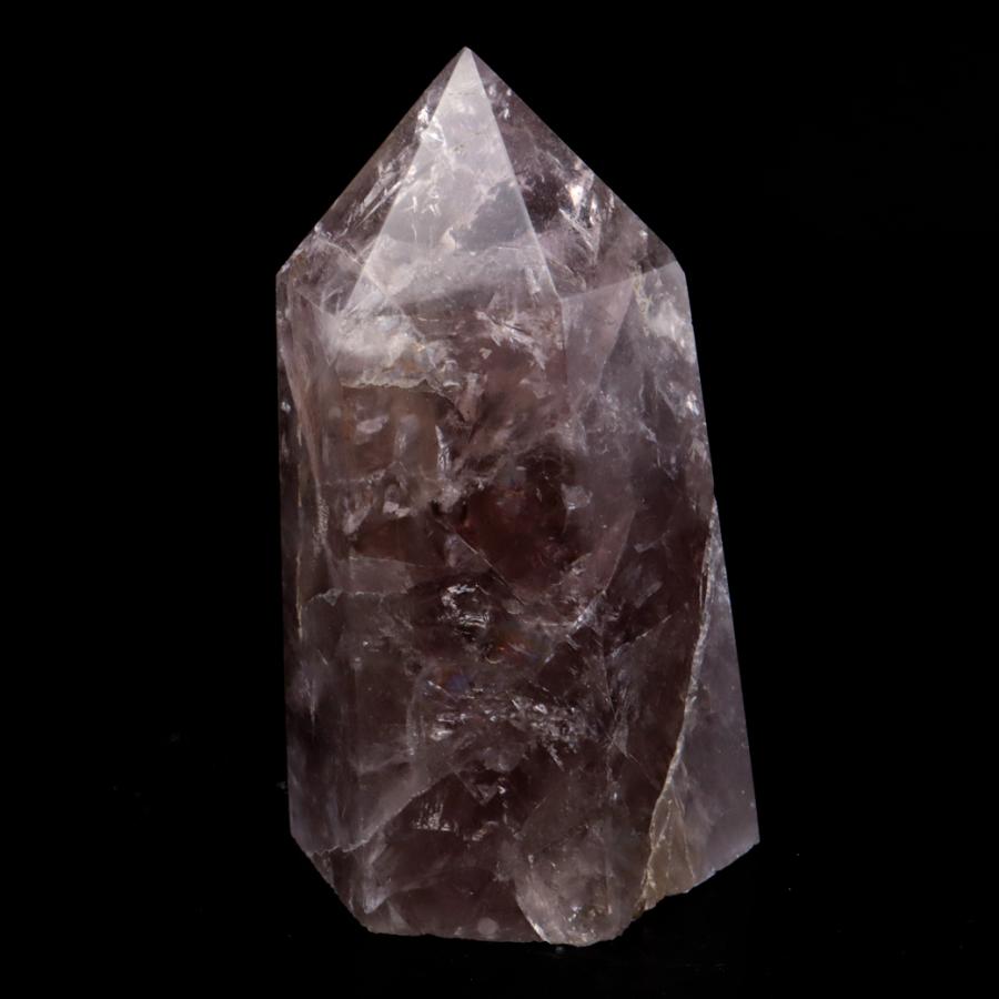 GOLD STONE アメジスト エレスチャル ポイント 紫水晶 虹入り