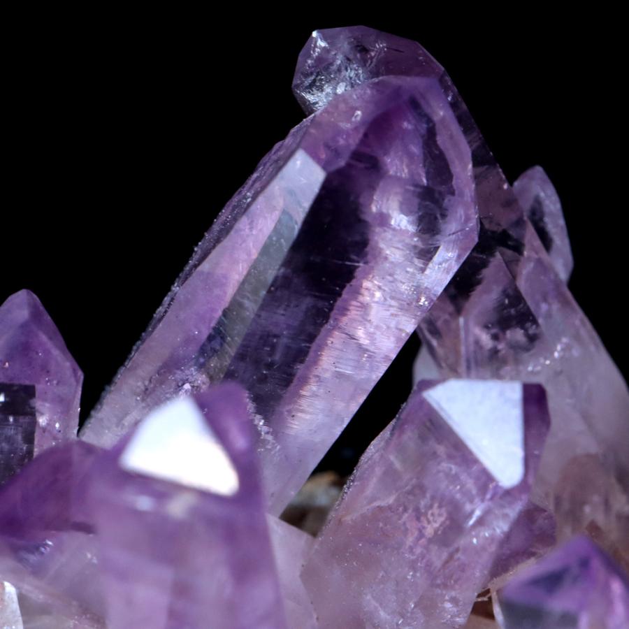 ベラクルス アメジスト ポイント クラスター 129g メキシコ産 母岩付き