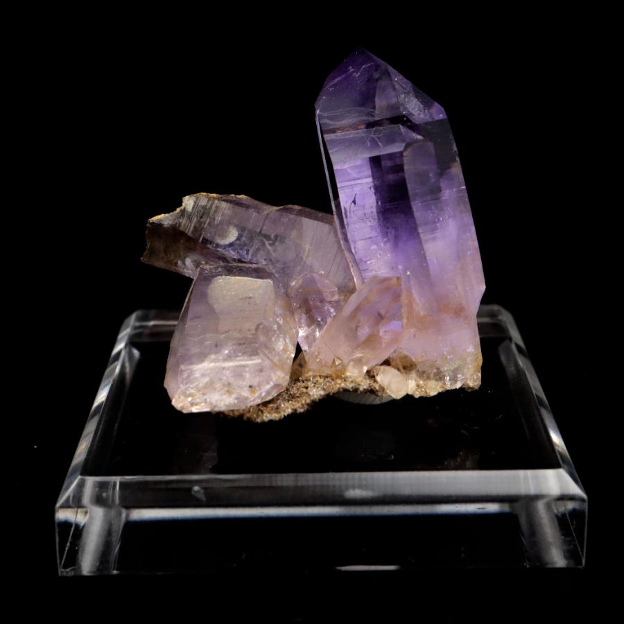 ベラクルス アメジスト 結晶 原石 クラスター 鉱物 鉱石 標本 水晶 クォーツ アメジスト 単結晶 ポイント (約3.1g) メキシコ ベラクルス産