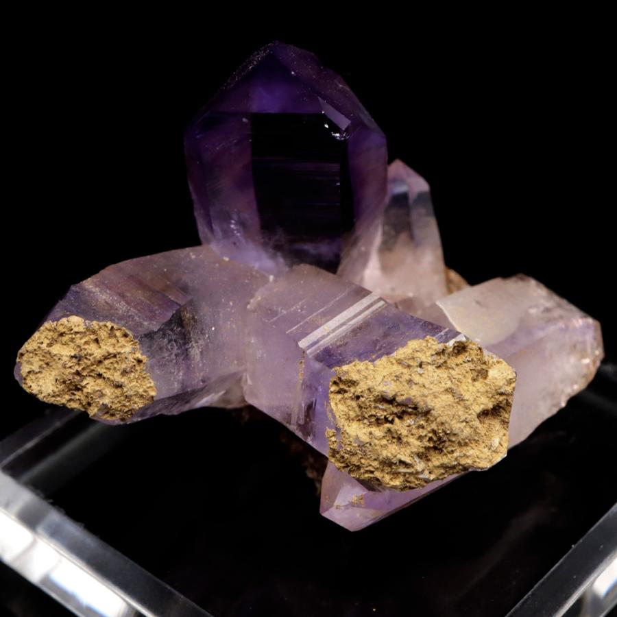 ベラクルス アメジスト 結晶 原石 クラスター 鉱物 鉱石 標本 水晶 クォーツ アメジスト 単結晶 ポイント (約3.1g) メキシコ ベラクルス産