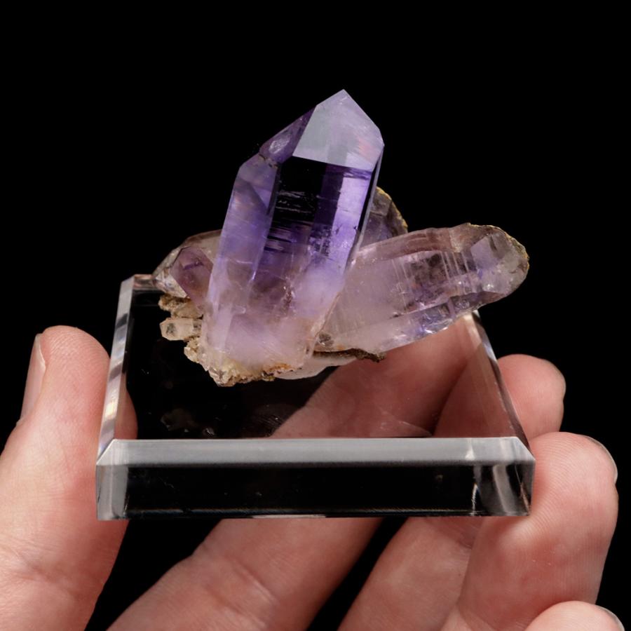 ベラクルス アメジスト 結晶 原石 クラスター 鉱物 鉱石 標本 水晶 クォーツ ベラクルス アメジスト ポイント クラスター 56g メキシコ産