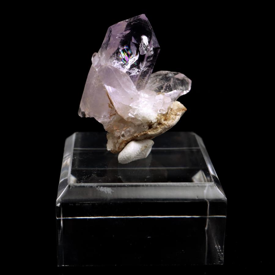 ベラクルスアメジスト 鉱石 鉱物 ミネラル 標本 原石 母岩付き ④ 楽天