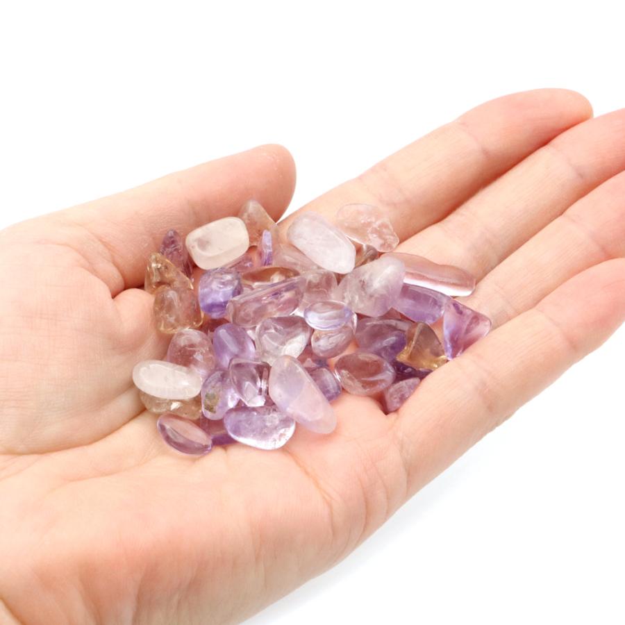 GOLD STONE 美麗 アメトリン さざれ石 100g 天然石 パワーストーン