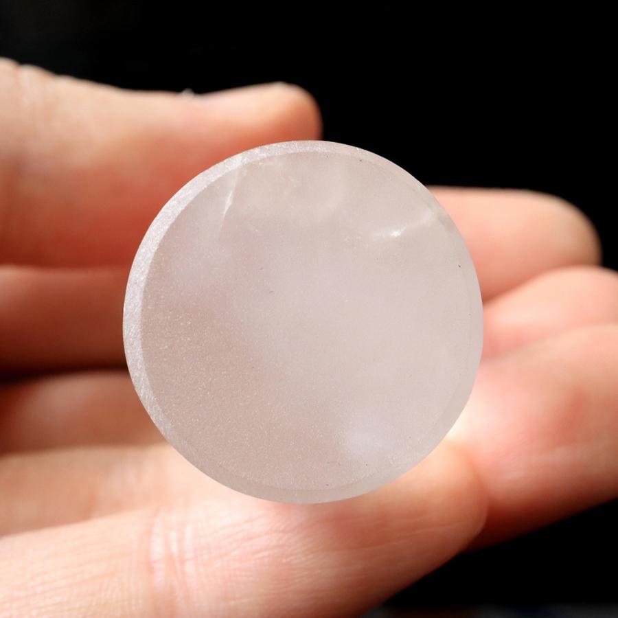 エンジェルラダー クォーツ 印材 約23mm 置き物 天然石 1点物 希少 
