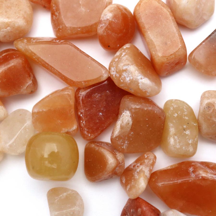 GOLD STONE オレンジアベンチュリン さざれ石 本物 中サイズ 100g