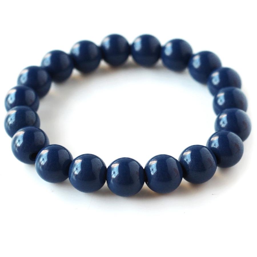 ホクトライト　ブレスレット台湾土産 北投石 ブレスレット 10mm 橙色 台湾産 マイナスイオン測定済み