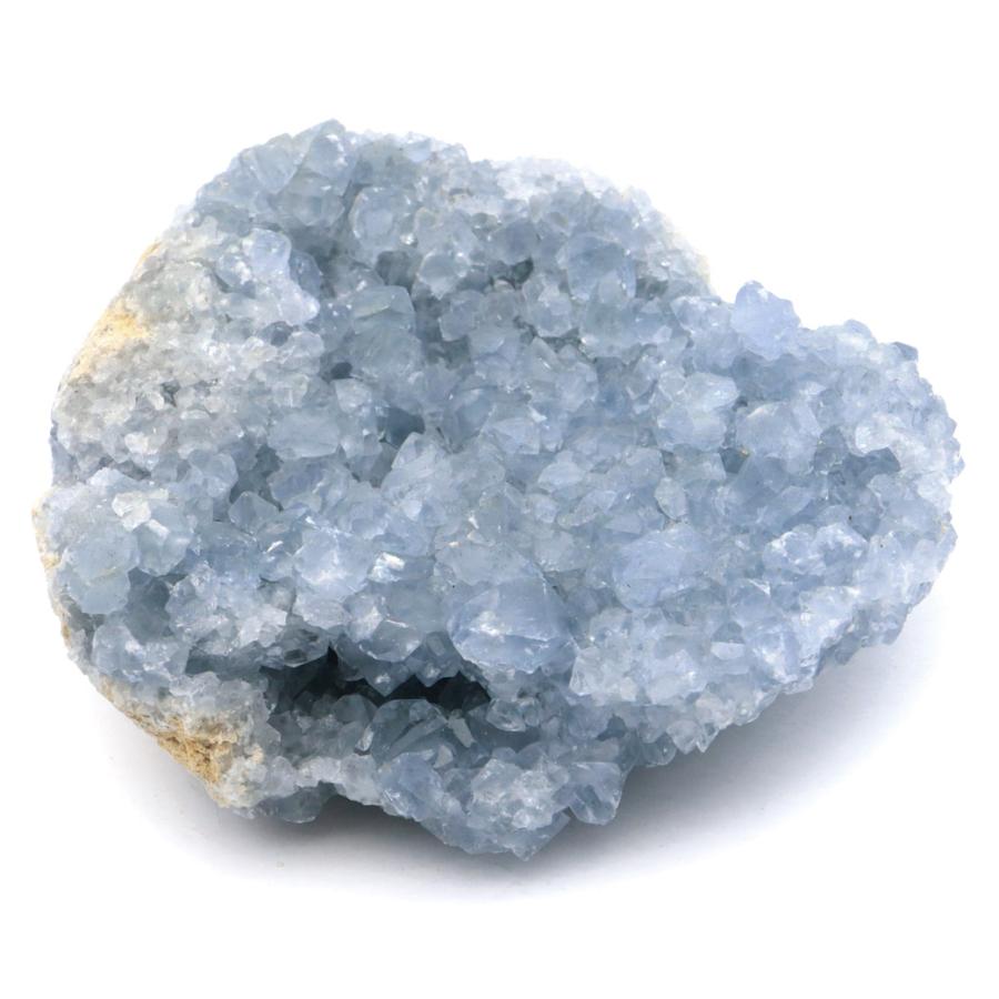 GOLD STONE セレスタイト 原石 664g クラスター マダガスカル産 天青石