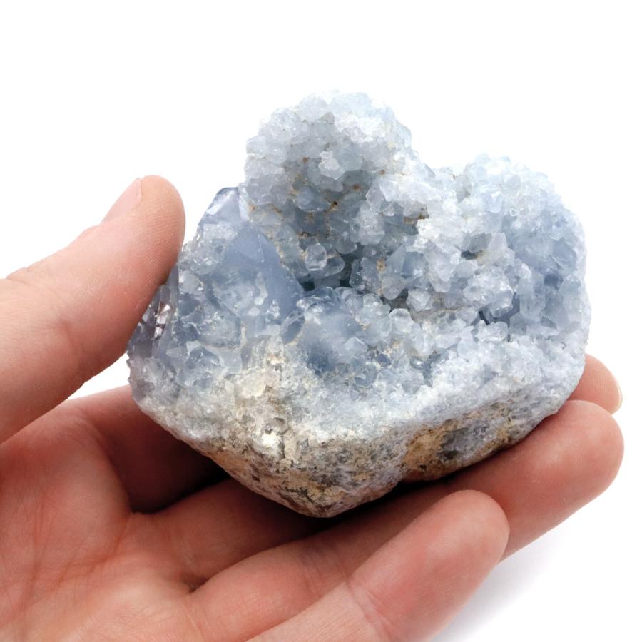 セレスタイト 原石 224g クラスター マダガスカル産 天青石