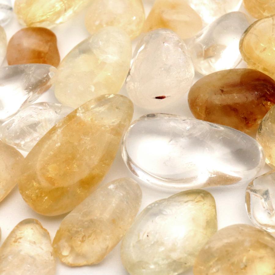 GOLD STONE シトリン 黄水晶 さざれ石 本物 100g サイズ大 AA 天然石