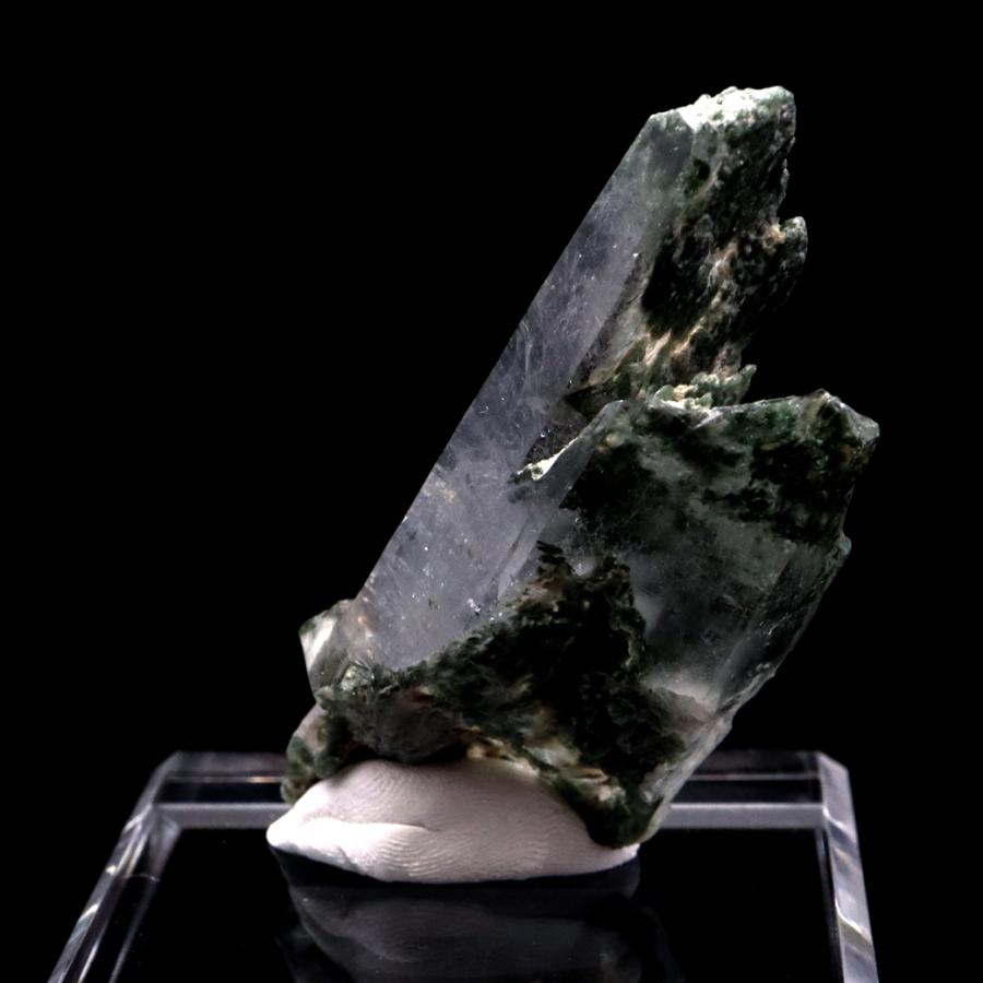 ヒマラヤ水晶 クラスター 58g 台付き マニハール産 原石 天然石 1点物 