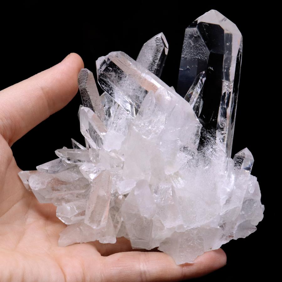 屋久島産水晶クラスター