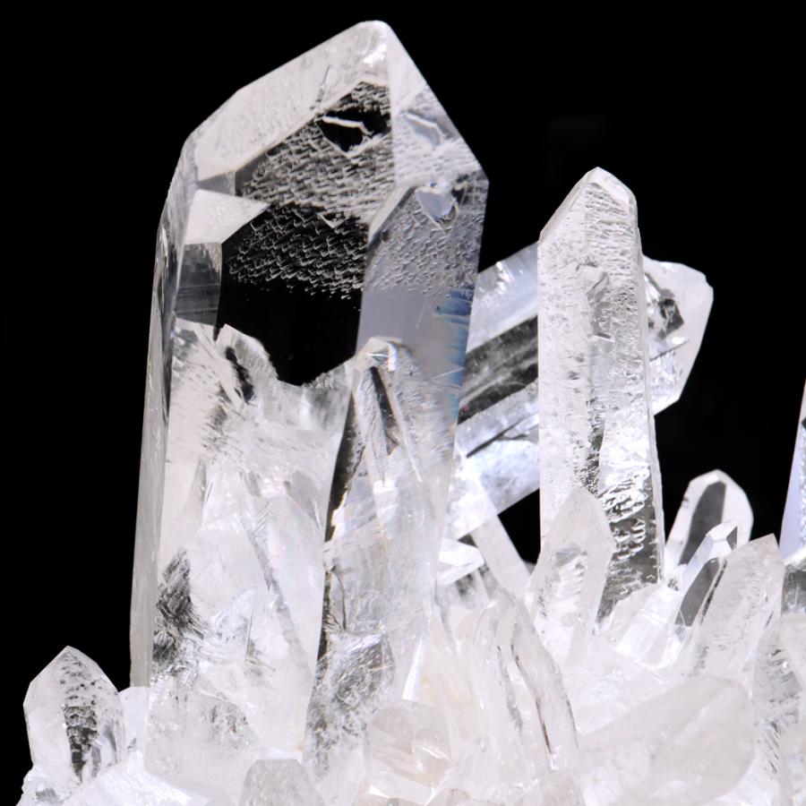 GOLD STONE 天然 水晶 クラスター 536g ブラジル ゼッカ産 透明感が