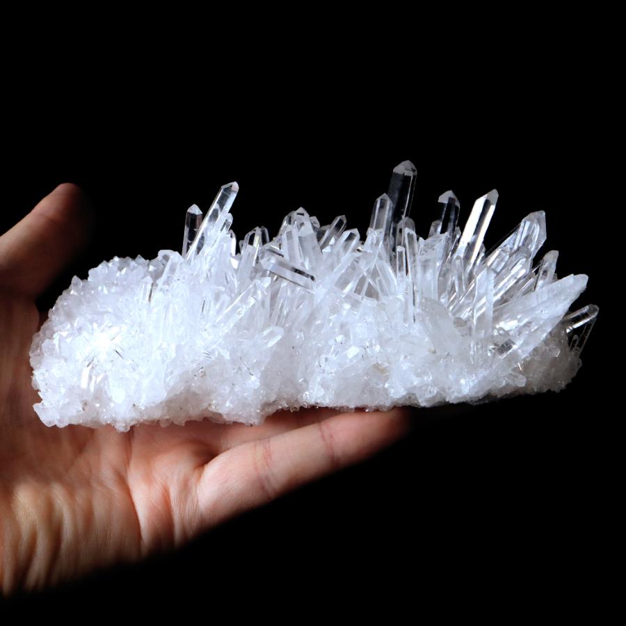 GOLD STONE 天然 水晶 クラスター 368g 四川省産 原石 天然石 1点物