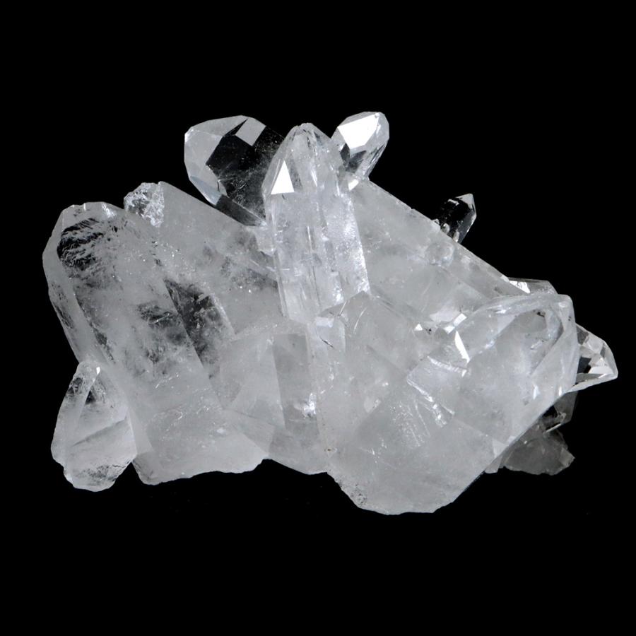 超美品・ダブルポイント・虹入り】ミニ水晶（天然石）