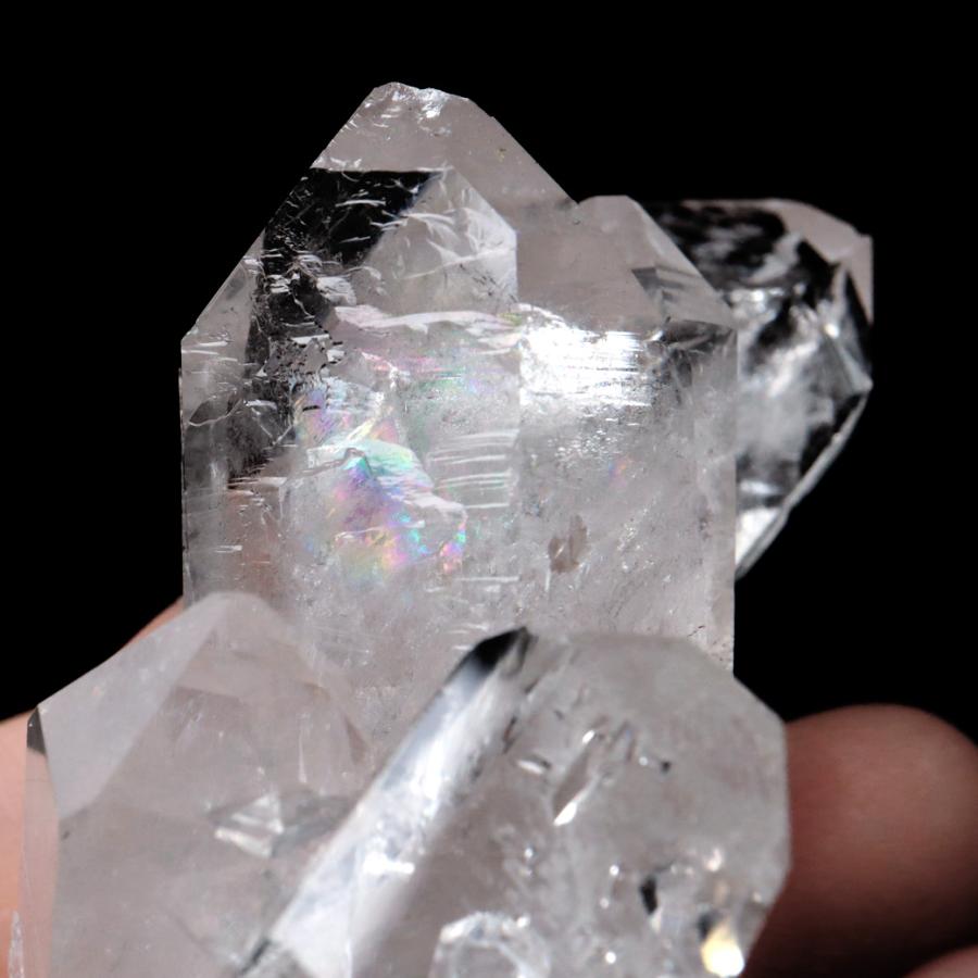 GOLD STONE 天然 水晶 クラスター 111g ブラジル ゼッカ産 双剣