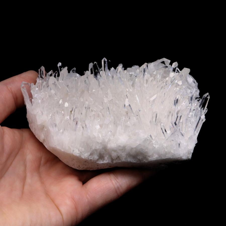 天然 水晶 クラスター 483g 四川省産 原石 天然石 1点物 