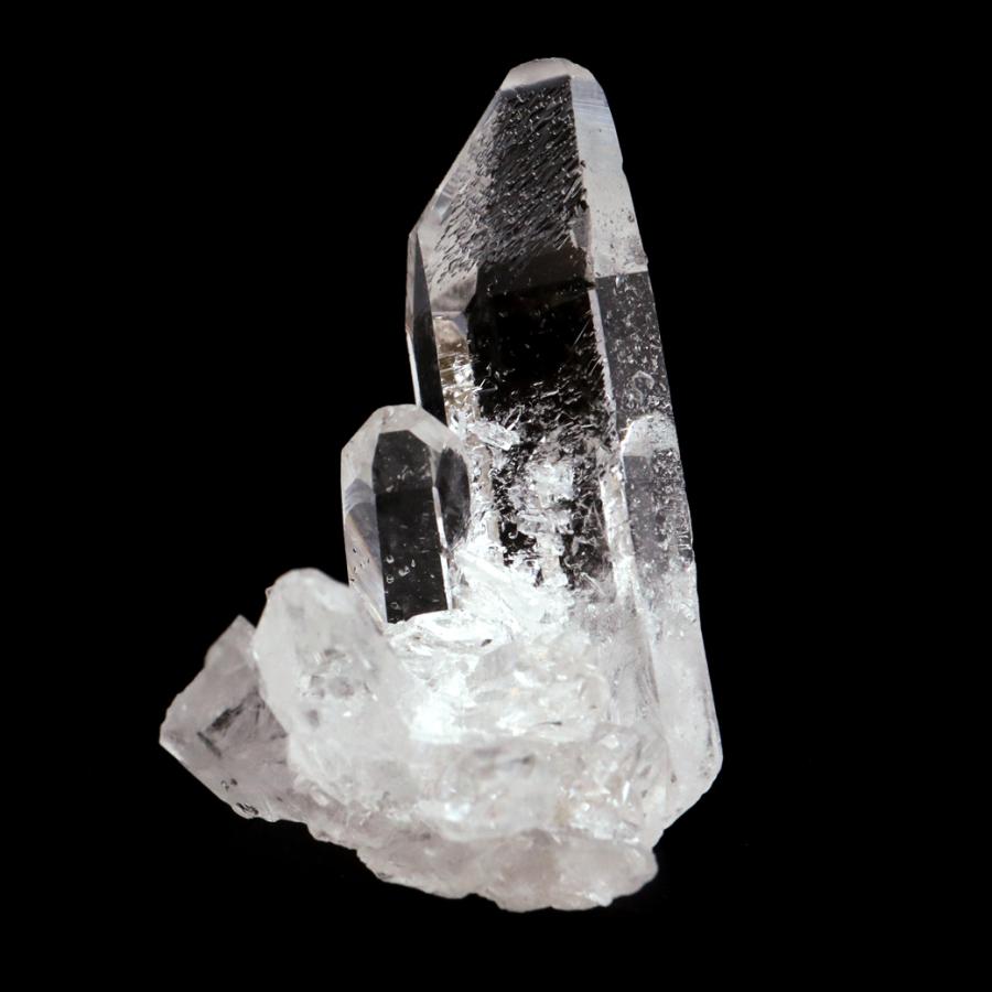 天然石　レア　透明感良く　キラキラ　小さい結晶　水晶クラスター 天然 水晶 クラスター ミニ 13g ブラジル ゼッカ産 透明感が美しい