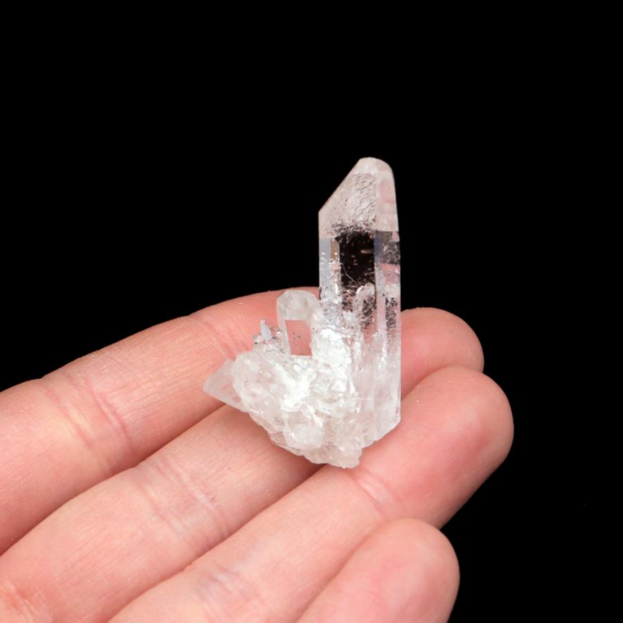 天然 水晶 クラスター ミニ 13g ブラジル ゼッカ産 透明感が美しい