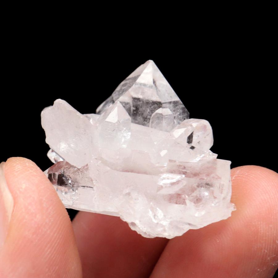 天然 水晶 クラスター ミニ 10g ブラジル ゼッカ産 透明感が