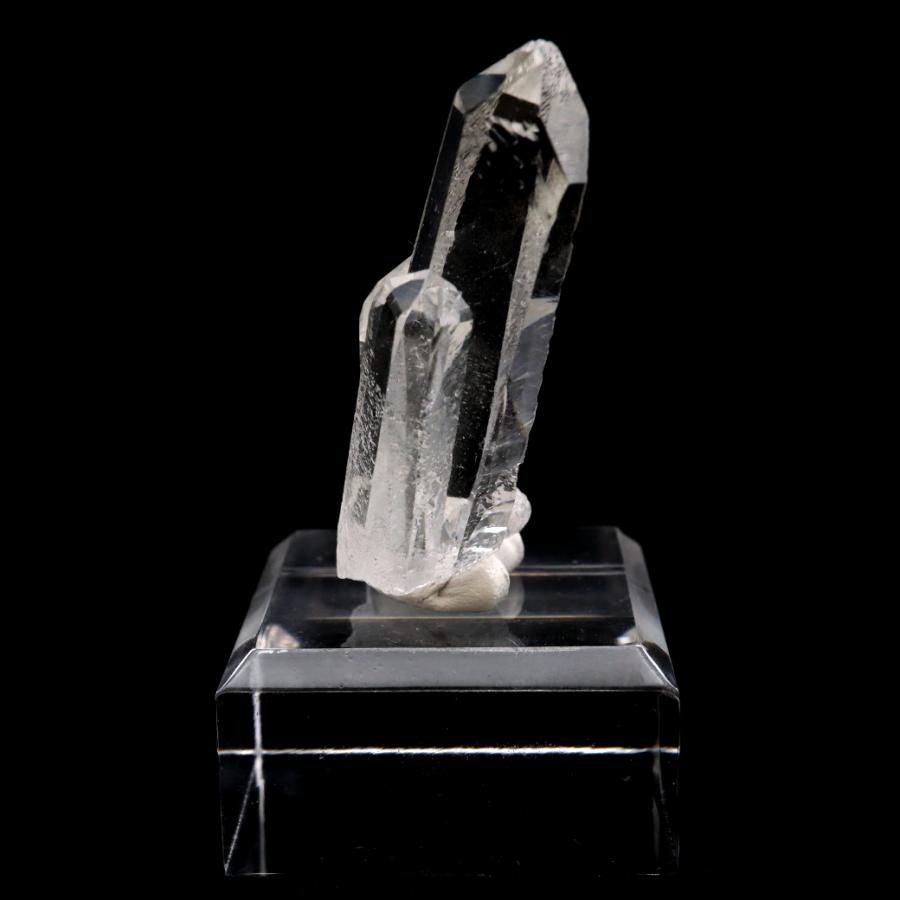 【自然の造形美】ブラジル産 クリスタル 原石 クラスター 台座付 水晶　1323 天然 水晶 クラスター ミニ 27g 台座付き ブラジル ゼッカ産 透明感が