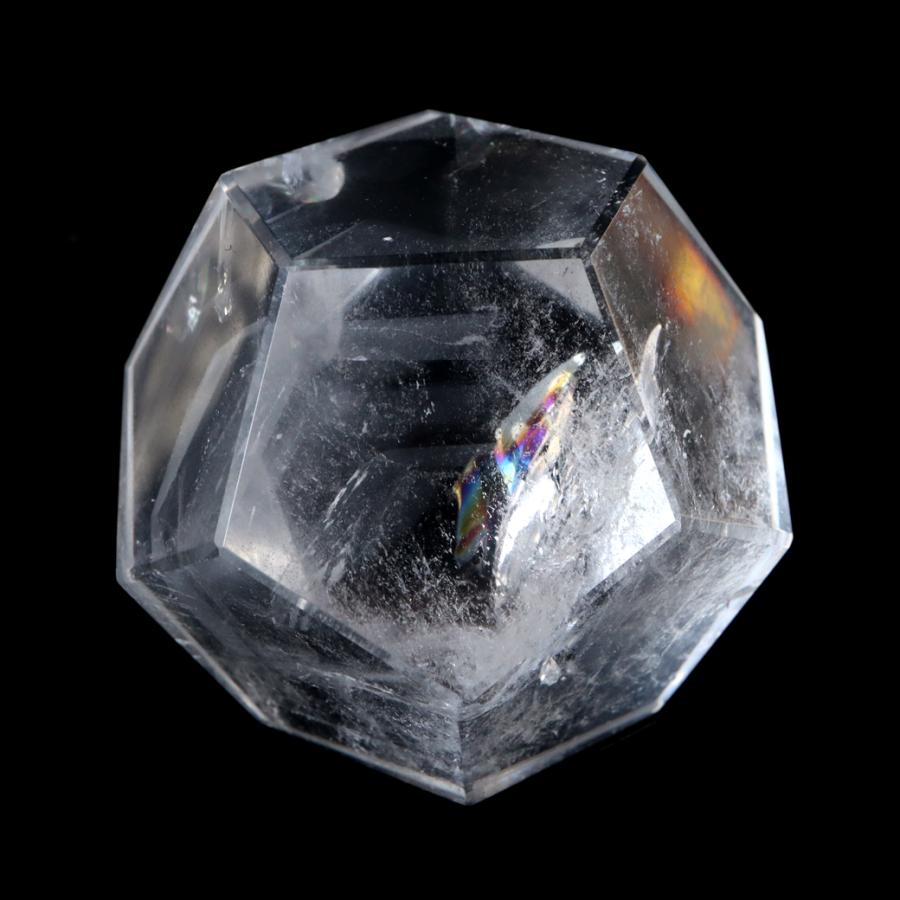 GOLD STONE レムリアンシード 正十二面体 虹入り Mサイズ 111g AAA