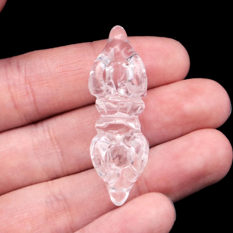 水晶 五鈷杵 クリスタル クォーツ 天然石 パワーストーン 1個売り 風水 