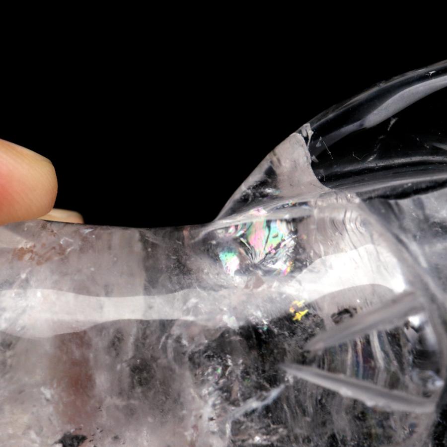 レムリアンシード 天使 Mサイズ 1点もの 78g 虹入り ヒーリング