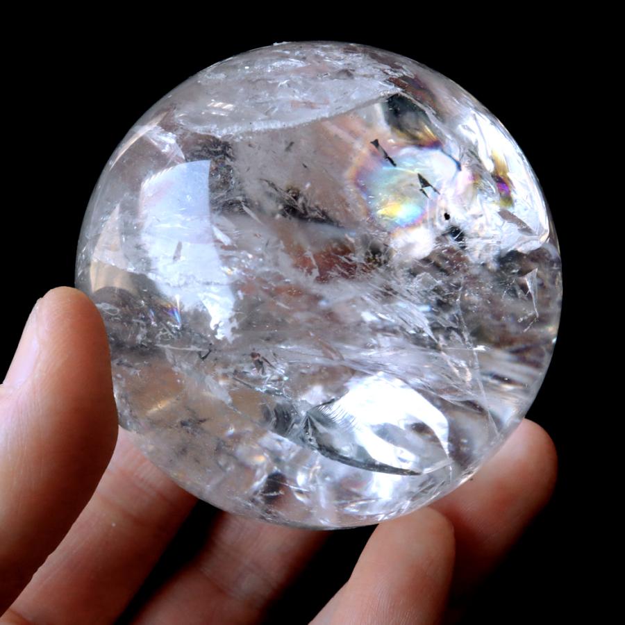 レムリアンシード スフィア 水晶 丸玉 天然石 クォーツ アイリス