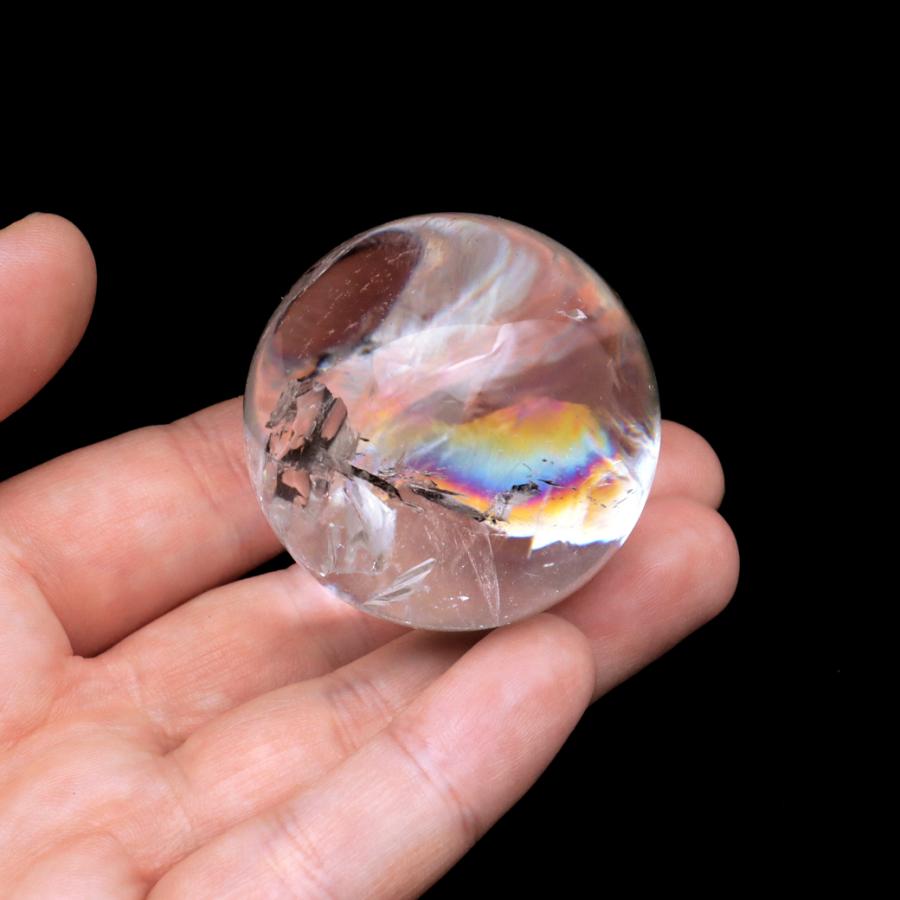 GOLD STONE レムリアンシード 水晶 丸玉 台座付き ブラジル バイーア州