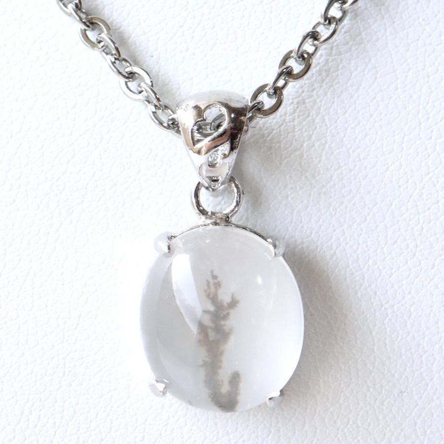 GOLD STONE デンドリティック クォーツ ネックレス 天然石 ペンダント 