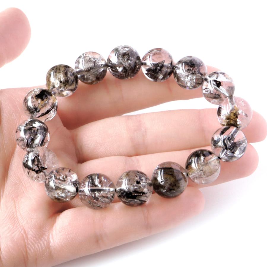 GOLD STONE エレスチャル AAAAA ブレスレット 13.5mm ヒマラヤ産 虹