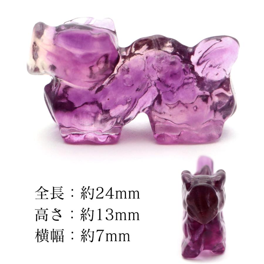 GOLD STONE 龍 2024年 干支 辰 置き物 フローライト 正月 新年 縁起物