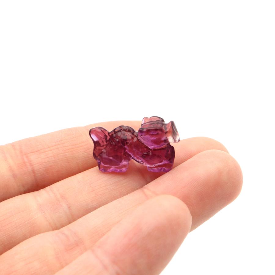 GOLD STONE 龍 2024年 干支 辰 置き物 フローライト 正月 新年 縁起物