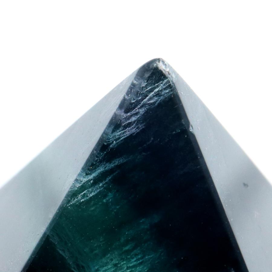 フローライト ピラミッド LEDライト付き 癒し グッズ 空間 幻想的 照明