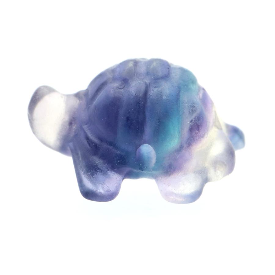 ピンクアメジスト フラワーアメジスト カメ 亀カービング 置物