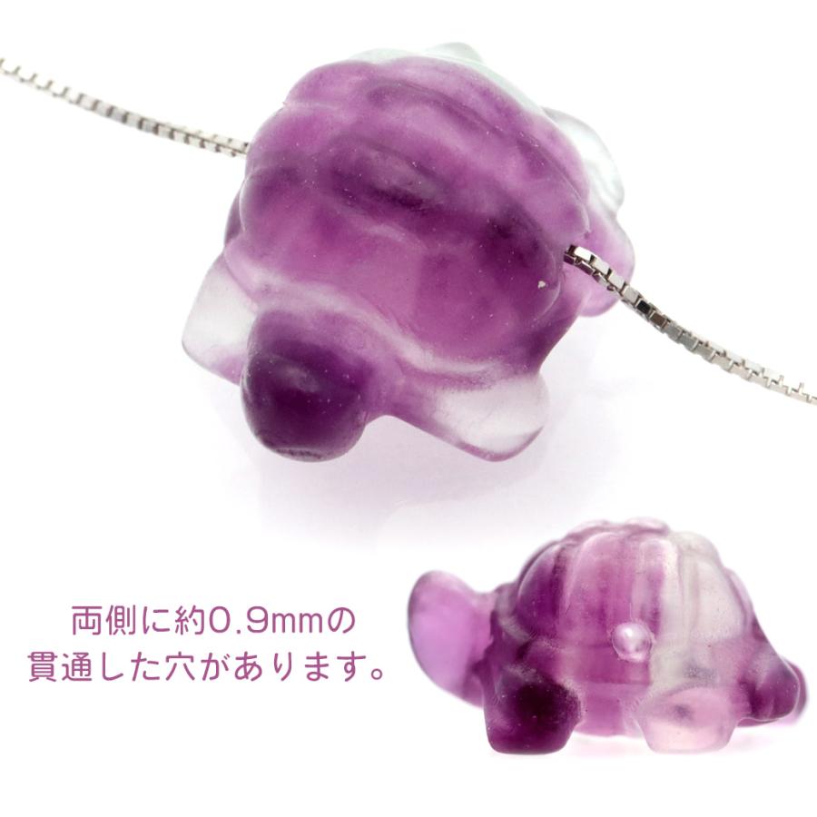 亀フローライトフッ素石彫物天然石