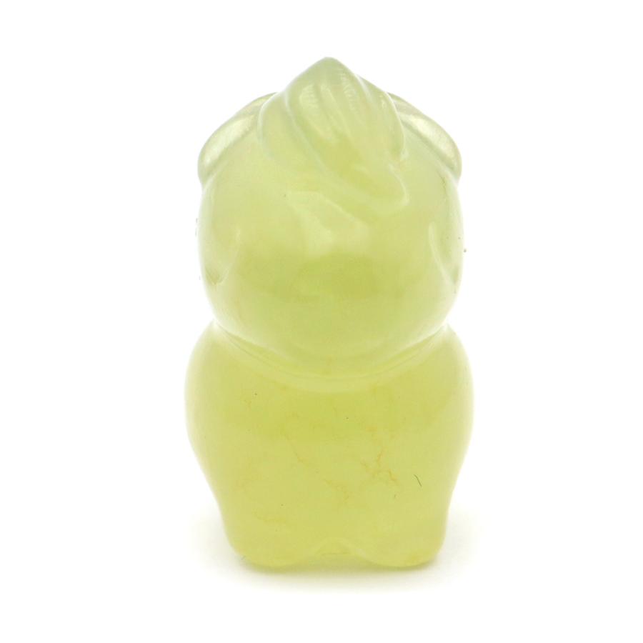 馬 2026年 干支 午 置き物 フローライト イエロー グリーン パープル