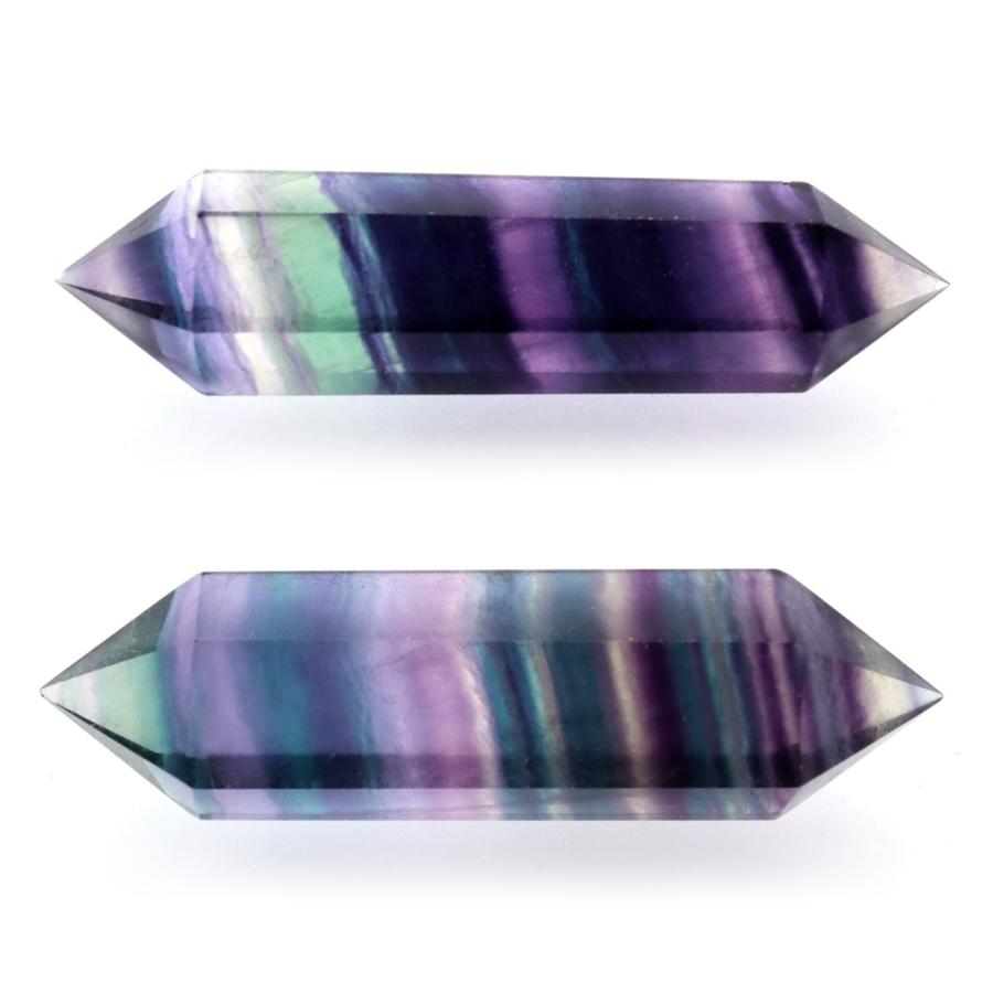 GOLD STONE レインボー フローライト ダブルポイント Sサイズ 握り石