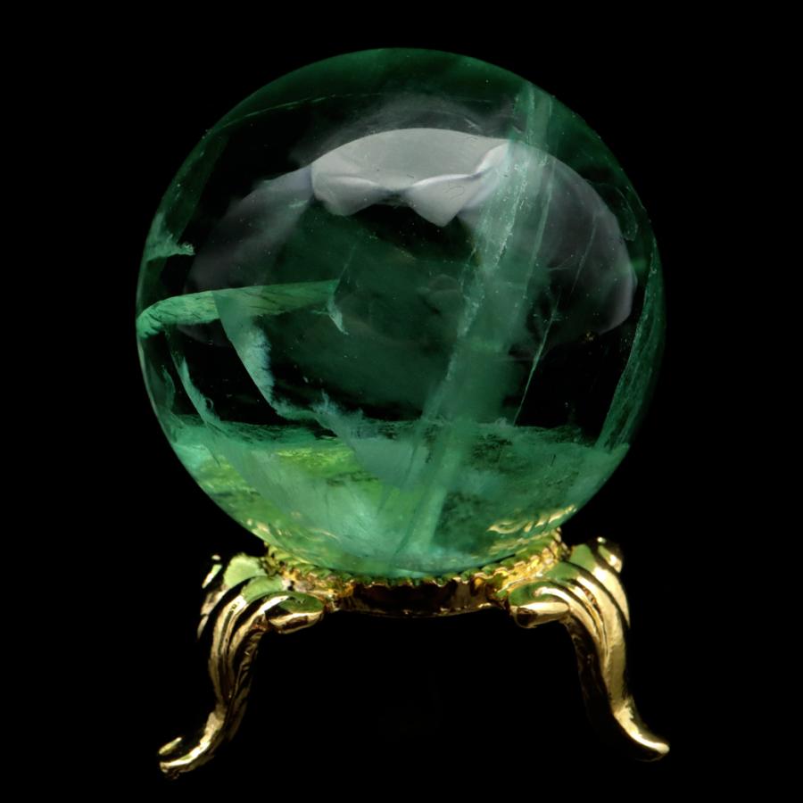 特大フローライト玉 置物 水晶玉 蛍石 7cm 天然石 パワーストーン