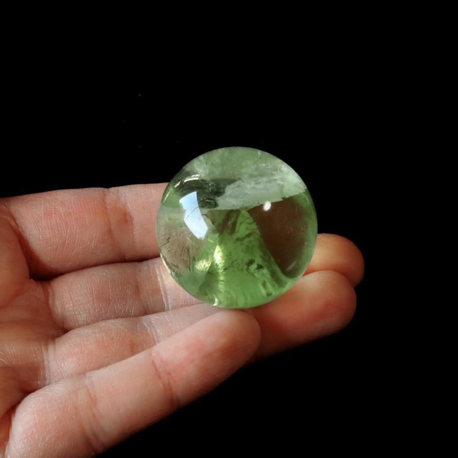 グリーン フローライト AAAAA 丸玉 直径 約35mm 透き通る透明感