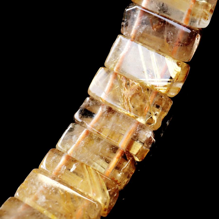 タイチン ルチルクォーツ AAAAA 1点物 バングル ブレスレット 金針 水晶 天然石 パワーストーン ゴールド 金運 仕事運 おしゃれ メンズ 希少 レア 爆買の画像
