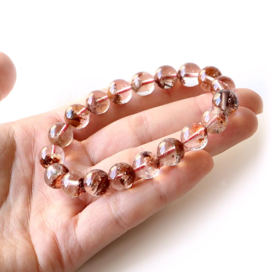 ガーデンクォーツ ブレスレット 10.5mm 庭園 水晶 1点もの