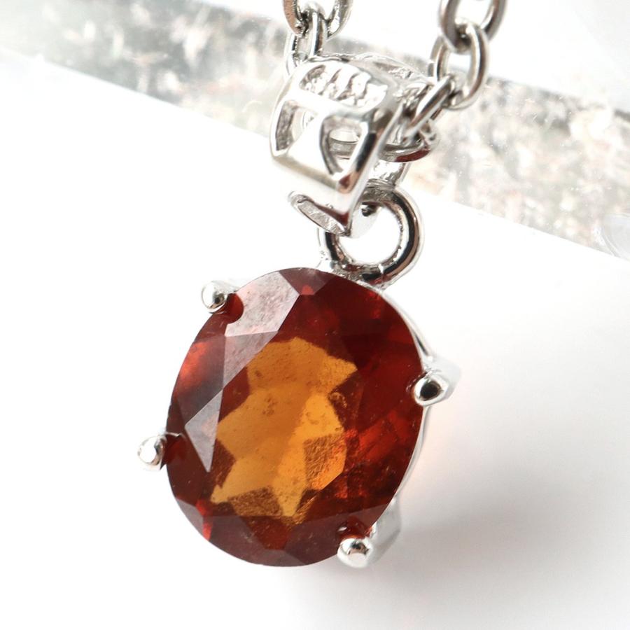 デザイン ガーネット ペンダント ガーネット シルバーペンダントトップ(ルーペ付/いちご泥棒