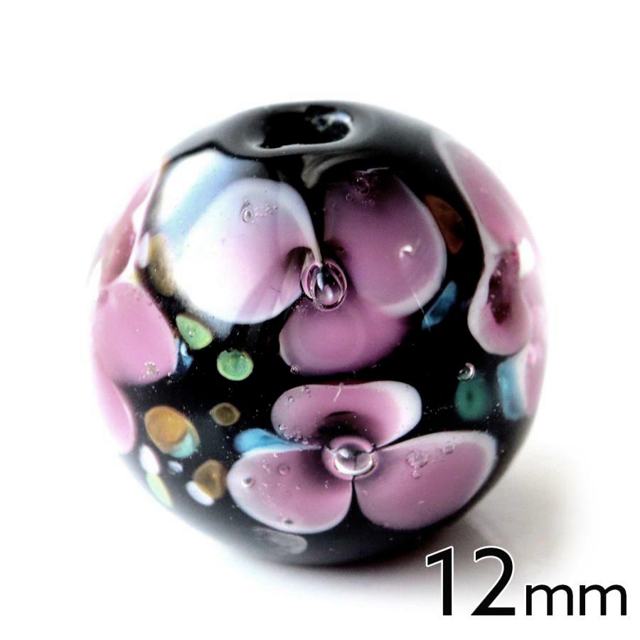 とんぼ玉 ビーズ 粒売り 1粒 12mm 桃色 ピンク 敬老の日 2025 プレゼント お返し の商品画像