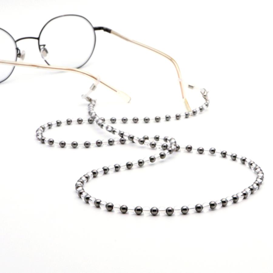 GOLD STONE テラヘルツ メガネチェーン めがねストラップ 天然水晶