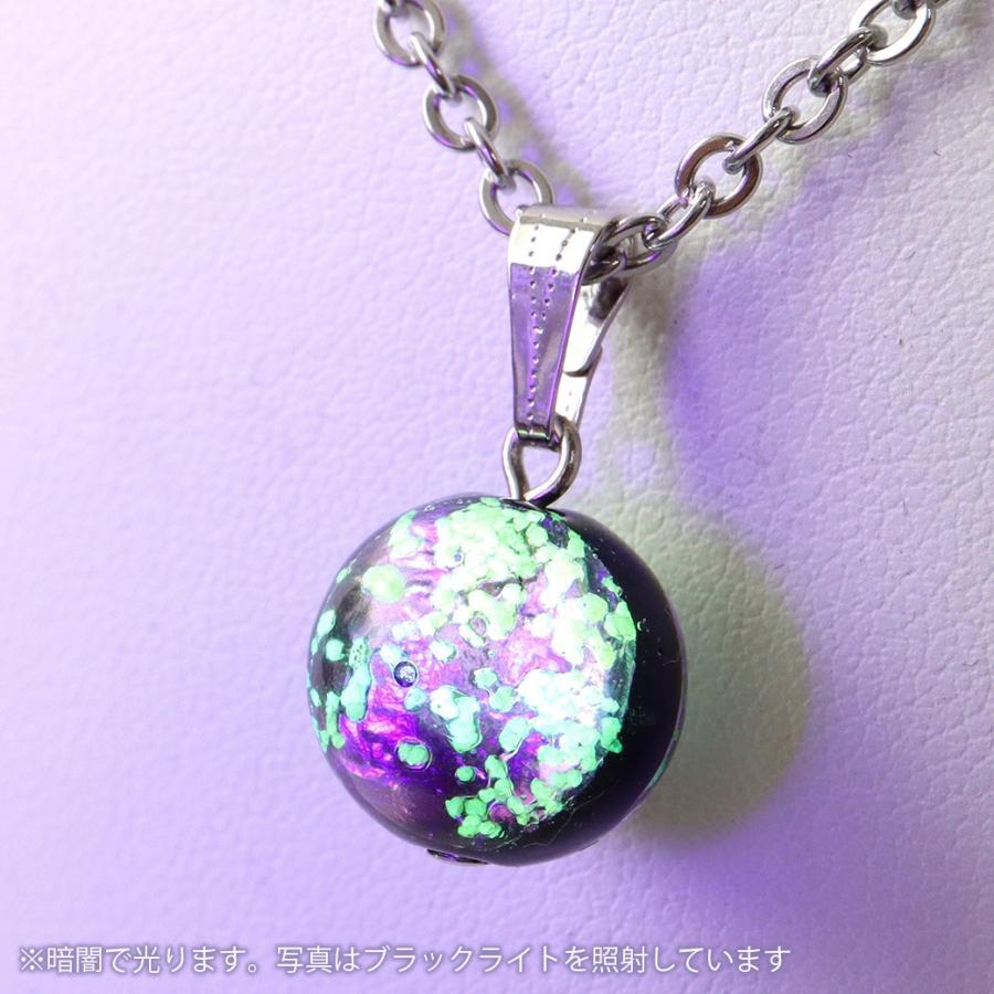 沖縄霊場巡礼★希望ある明るい未来へクリオネ勾玉ネックレス 琉球ガラス【RYUKYU VETRO 結】ネックレス 泡Bタイプ クリア