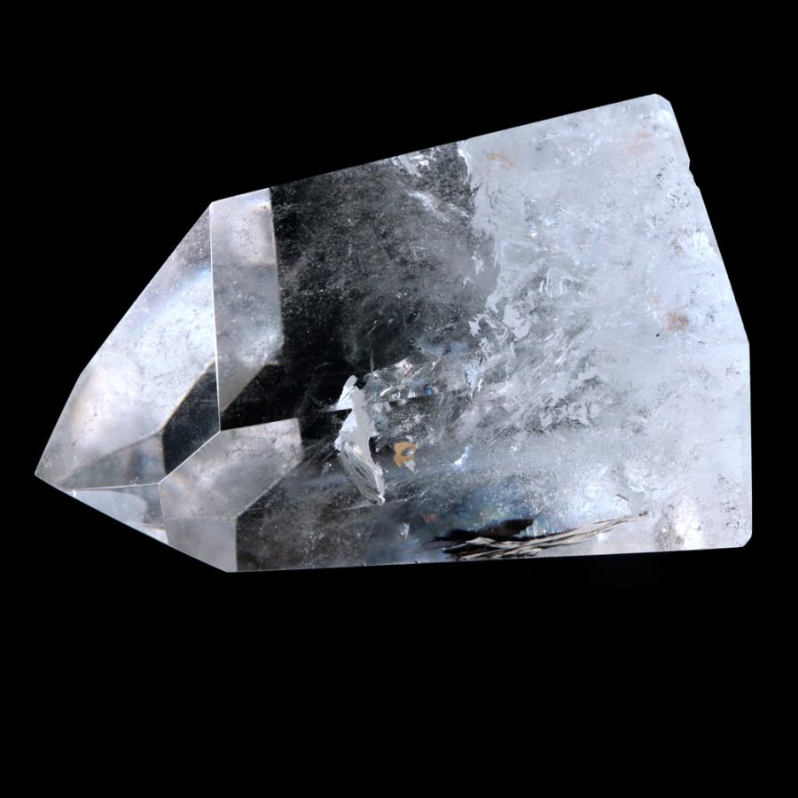 GOLD STONE レムリアンシード 水晶 六角柱 ポイント 全面研磨 磨き